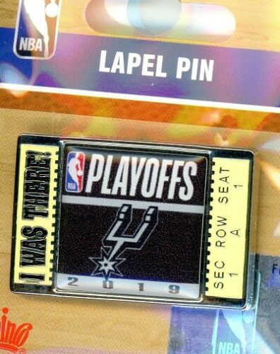 Spurs 2019 Playoff I Was There! pin