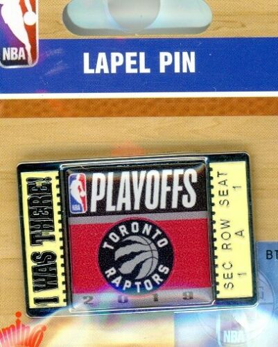 Raptors 2019 Playoff I Was There! pin