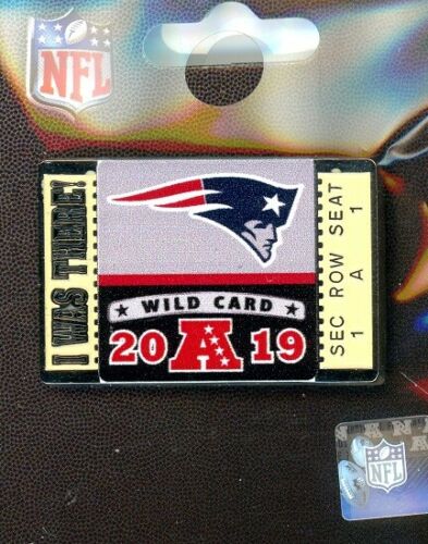 Patriots 2019 Wild Card "I Was There" pin