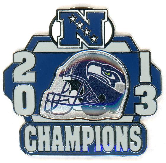 Seahawks 2013 NFC Champs pin #2