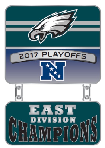 Eagles NFC Champs Dangle pin