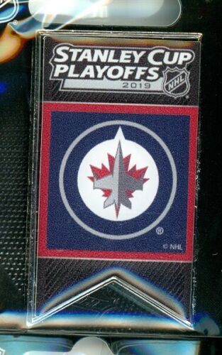 2019 Winnipeg Jets Playoff Banner pin