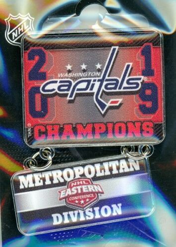 2019 Washington Capitals Division Champs Dangler pin
