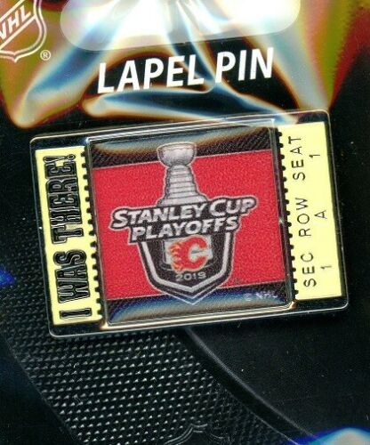 2019 Calgary Flames Playoff I Was There! pin
