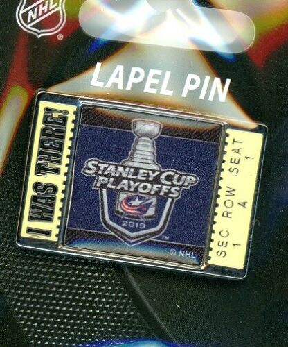 2019 Columbus Blue Jackets Playoff I Was There! pin