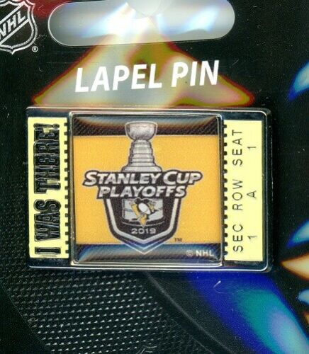 2019 Pittsburgh Penguins Playoff I Was There! pin