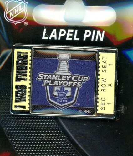 2019 Toronto Maple Leafs Playoff I Was There! pin