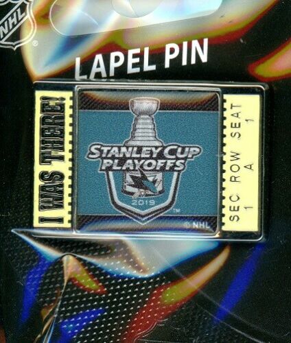 2019 San Jose Sharks Playoff I Was There! pin