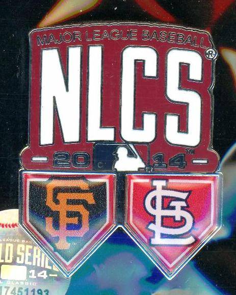 2014 Giants vs Cardinals NLCS pin