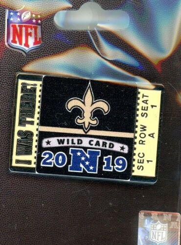 Saints 2019 Wild Card "I Was There" pin
