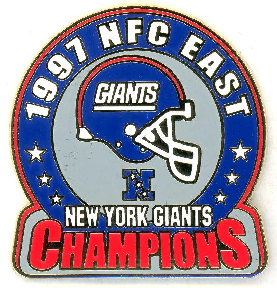 Giants 1997 NFC East Champions pin