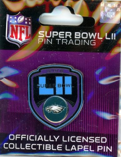 Eagles Super Bowl LII Participant Badge pin