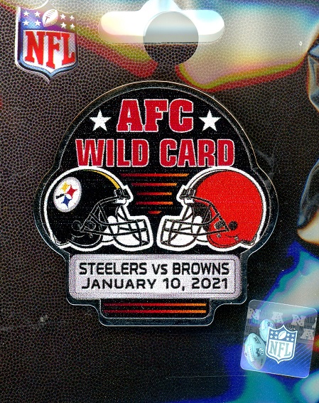 Browns vs Steelers Wild Card Dueling pin