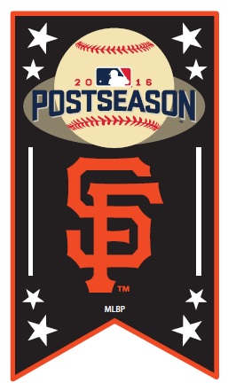Giants 2016 Postseason Banner pin