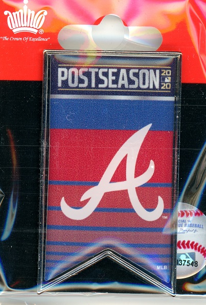 Braves 2020 Postseason Banner pin