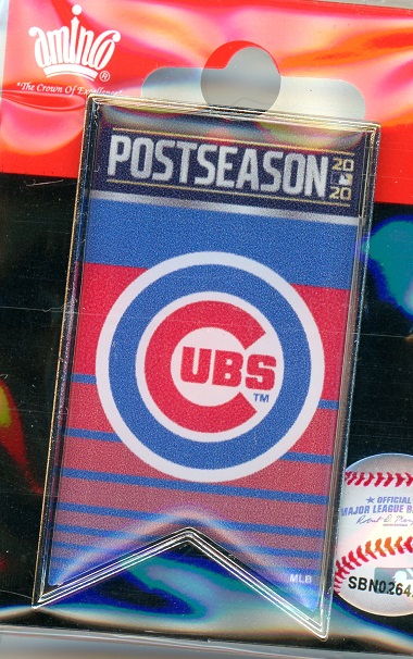 Cubs 2020 Postseason Banner pin