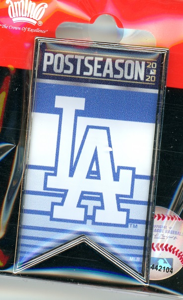 Dodgers 2020 Postseason Banner pin