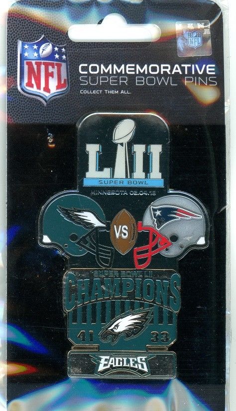Eagles Super Bowl LII Large pin - PSG