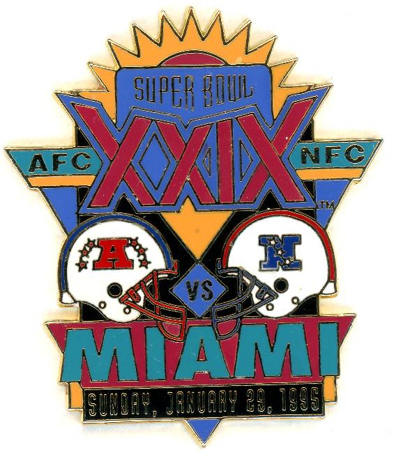 Super Bowl XXIX AFC vs NFC pin