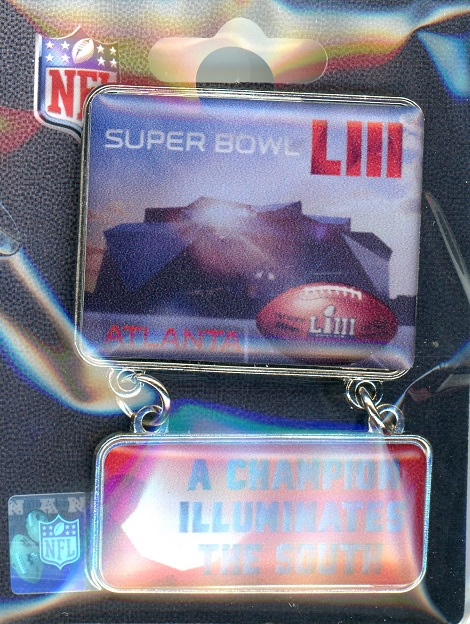 Super Bowl LIII Dangler pin