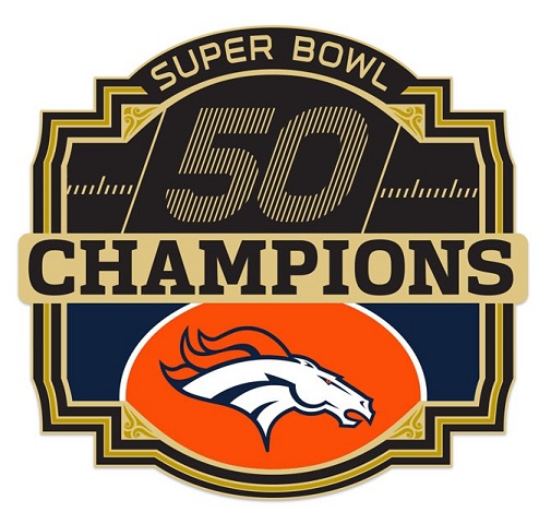 Broncos Super Bowl 50 Champions pin - Wincraft