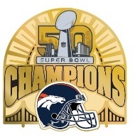 Broncos Super Bowl 50 Champs Helmet pin