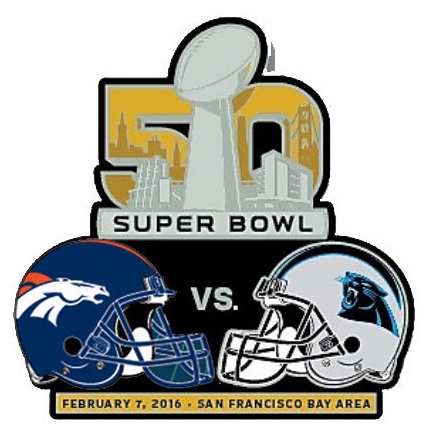 Broncos vs Panthers Super Bowl 50 Head to Head pin