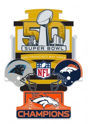 Super Bowl 50 Medium pin