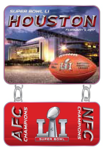 Super Bowl LI Dangler pin