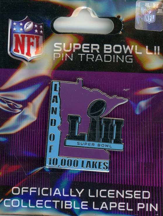 Super Bowl 52 10,000 Lakes pin