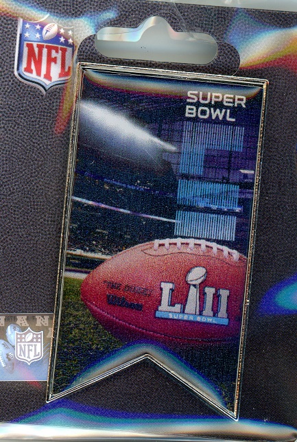 Super Bowl LII Banner pin