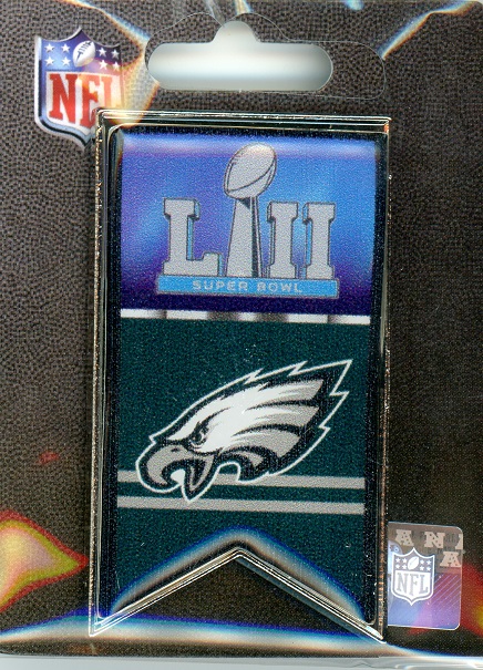 Eagles Super Bowl LII Banner pin