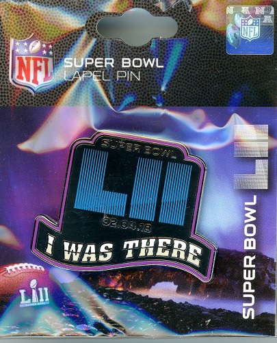 Super Bowl LII "I Was There" pin #3