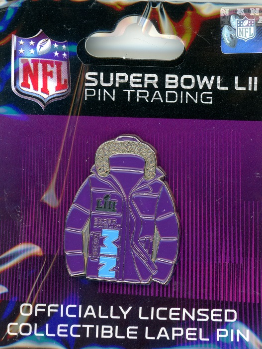 Super Bowl LII Jacket pin