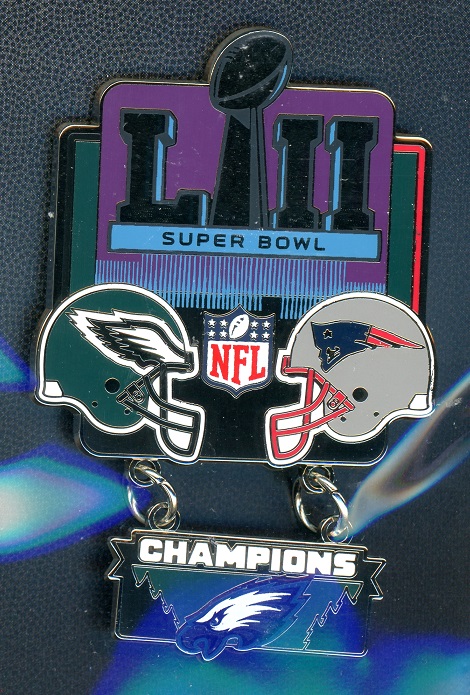 Super Bowl LII Large pin
