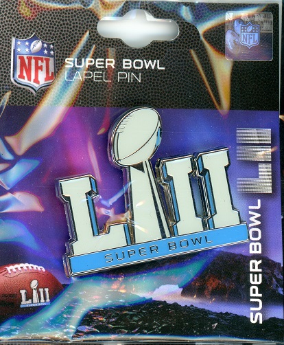 Super Bowl LII Primary Logo pin