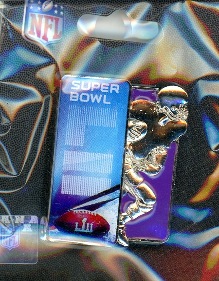 Super Bowl LII Sculpted pin