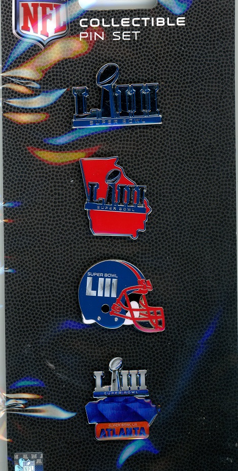 Super Bowl LIII 4-Pin Set
