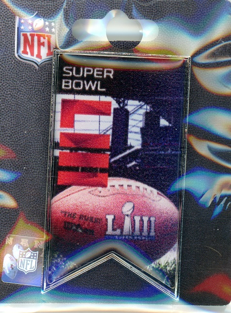 Super Bowl LIII Banner pin