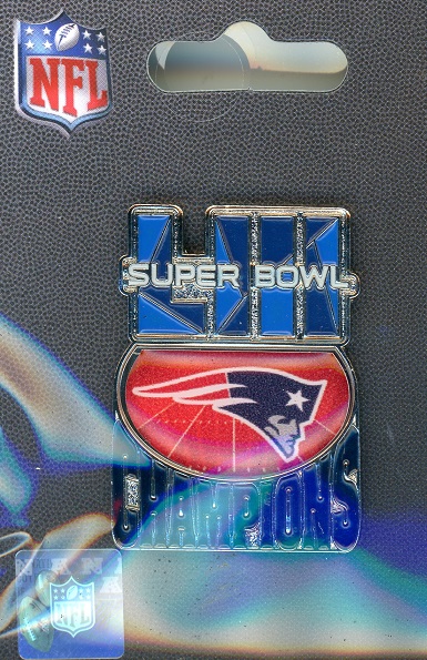 Patriots Super Bowl LIII Champs pin #4