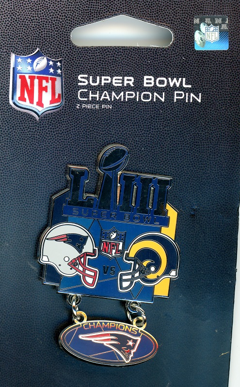 Super Bowl LIII Large pin
