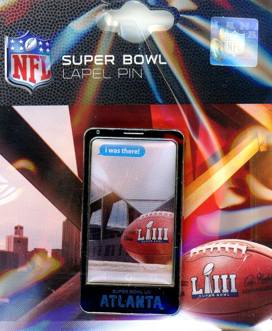Super Bowl LIII Stadium "I Was There" pin