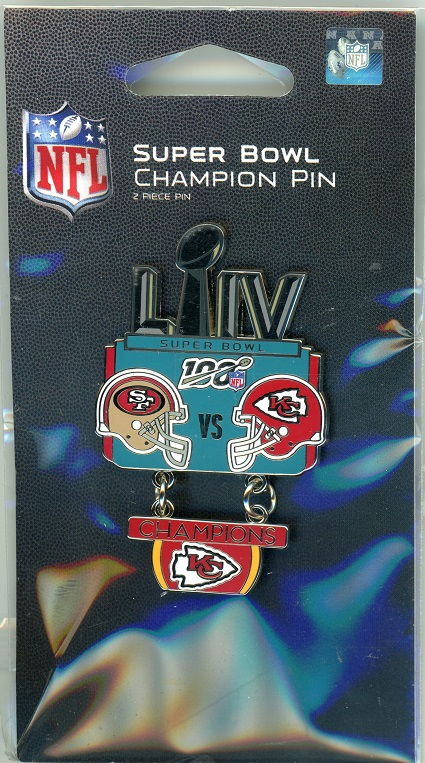 Super Bowl LIV Large pin