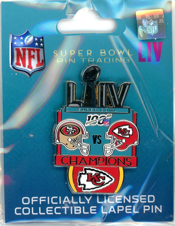 Super Bowl LIV Medium pin