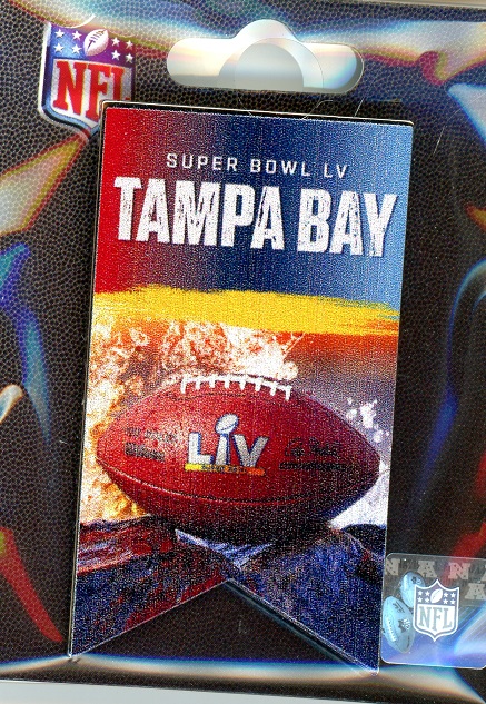 Super Bowl LV Banner pin