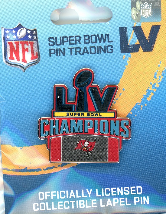 Super Bowl LV Champs Dual Logo pin