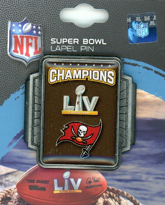 Buccaneers Super Bowl LV Champs pin #1