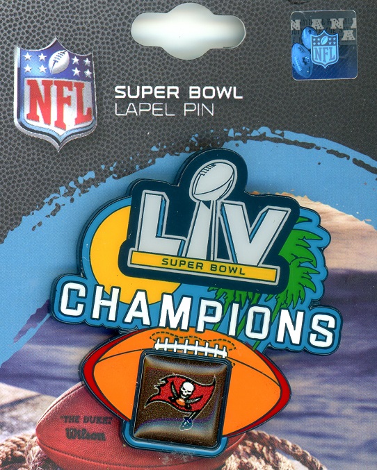 Buccaneers Super Bowl LV Champs pin #2