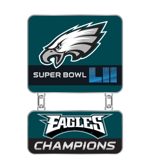 Eagles Super Bowl LII Champs Dangle pin