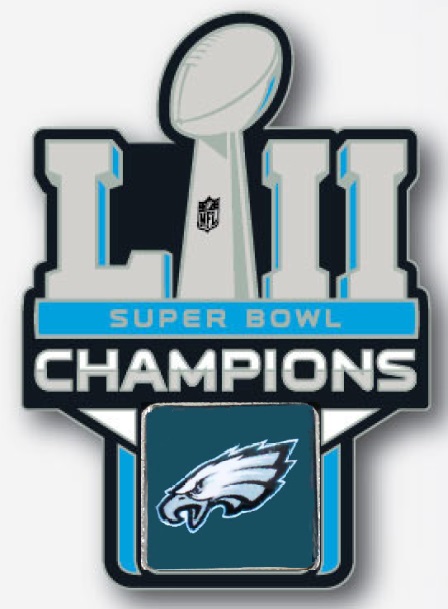 Eagles Super Bowl LII Champions pin